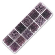 Assortiment de rocailles Preciosa Ornela Violet x200g|raw }}