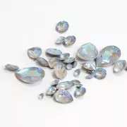 Cabochon PureCrystal 1122 Rivoli 12 mm - Crystal Serene Gray Delite x1