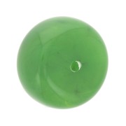 Perle rondelle en résine opaque 18x11 mm - Vert marbré x1|raw }}