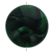 Palet rond en résine opaque 25 mm - Vert foncé marbré x1|raw }}