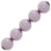 Perles rondes nacrées Preciosa - Round Pearl Maxima 6 mm - Lavender x20
