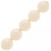 Perles rondes nacrées Preciosa - Round Pearl Maxima 8 mm - Pearlescent Cream x10