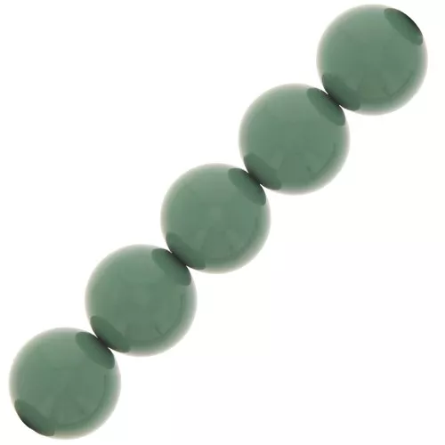 Perles rondes nacrées Preciosa - Round Pearl Maxima 5 mm - Sage x25