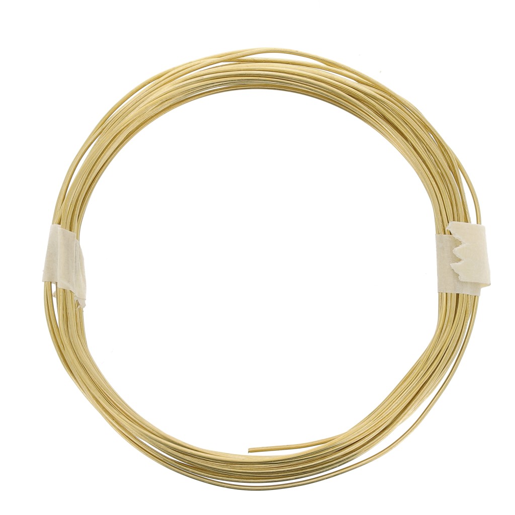 Fil Nu Rond En Laiton Souple Recuit - Diamètre 0.3mm à 6mm - Pour Bijoux, Artisanat - Modèle H62 (ex: 3mm X 16m)