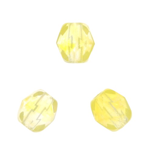 Facettes 4 mm Jonquil x50