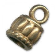 Embout pour cordon 6 mm gold bronze x1|raw }}