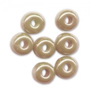 Preciosa Perles rocailles 6/0 4 mm - Luster Light Grey x20g
