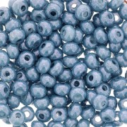 Perles rocailles Preciosa 6/0 4 mm - Aigue Lustré x20g