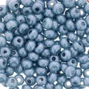 Perles rocailles Preciosa 6/0 4 mm - Aigue Lustré x20g