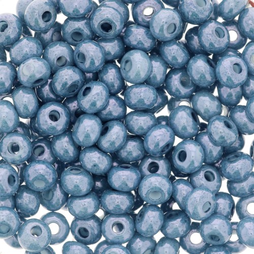 Perles rocailles Preciosa 6/0 4 mm - Aigue Lustré x20g