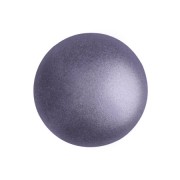 Cabochon rond en verre par Puca® 18 mm - Purple Metallic Mat x1|raw }}