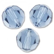 Perle ronde  PureCrystal 5000 8 mm Denim Blue x1