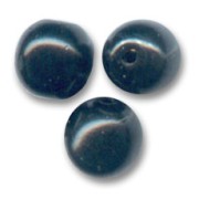 Perles en verre tchèque rondes  6 mm Jet  x25|raw }}