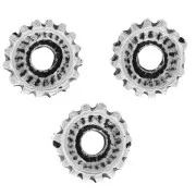 Perles rondelles striées 7 mm - Argenté vieilli x6