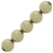Perles rondes nacrées Preciosa - Round Pearl Maxima 6 mm - Light Green x20
