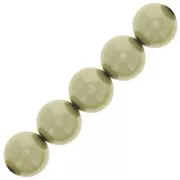 Perles rondes nacrées Preciosa - Round Pearl Maxima 6 mm - Light Green x20