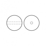 Perles rondes nacrées Preciosa - Round Pearl Maxima 6 mm - Pearlescent Grey x20