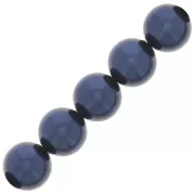 Perles rondes nacrées Preciosa - Round Pearl Maxima 5 mm - Blue x25