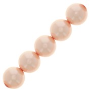 Perles rondes nacrées Preciosa - Round Pearl Maxima 5 mm - Peach x25|raw }}