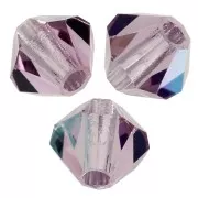 Perles toupies Preciosa - Rondelle Bead 3 mm - Light Amethyst AB x30