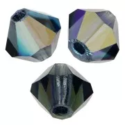 Perles toupies Preciosa - Rondelle Bead 3 mm - Montana AB x30