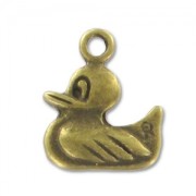 Breloque canard 18 mm bronze x1