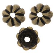 Coupelles striées 9 mm - Bronze x6|raw }}