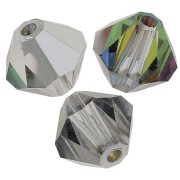 Perles toupies Preciosa - Rondelle Bead 4 mm - Crystal Vitrail Medium x30