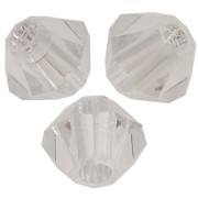 Perles toupies Preciosa - Rondelle Bead 4 mm - Crystal Argent Flare x30|raw }}