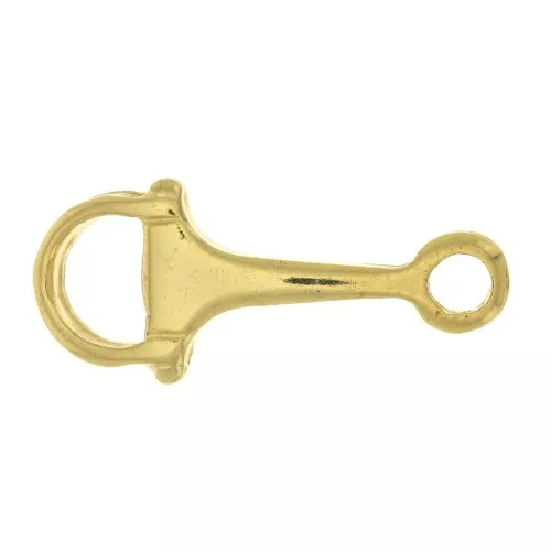 Intercalaire design 23x10 mm en zamac - Doré à l'or fin x1