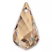 Goutte Helix PureCrystal 6020 18 mm Crystal Golden Shadow x1