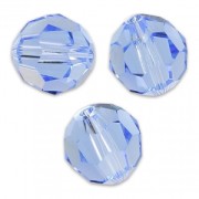 Perles rondes  PureCrystal 5000 6 mm Light Sapphire x6|raw }}