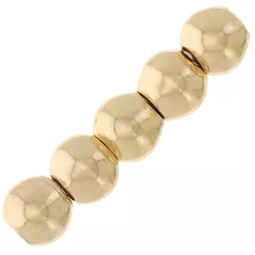 Perles rondes 2 mm en Gold filled (or laminé) x9g - environ 500 perles