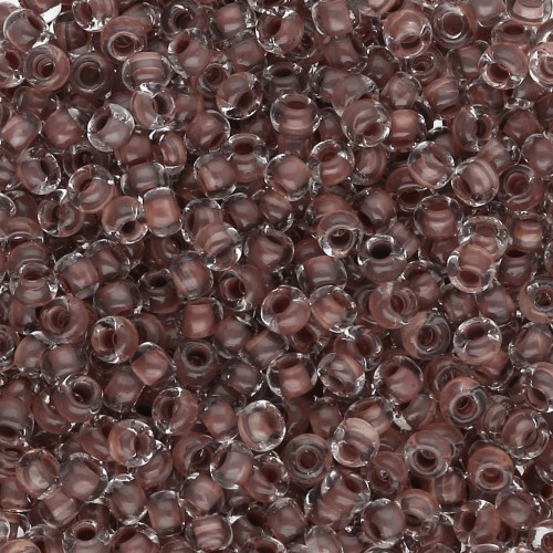 Perles rocailles Preciosa 9/0 2.5 mm - Crystal Chocolate Brown x20g