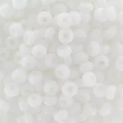 Perles rocailles Preciosa 9/0 2.5 mm - Blanc Opaque x20g