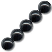 Perles nacrées PureCrystal 5810 4 mm Mystic Black Pearl x20
