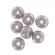 Perles rocailles Preciosa  6/0 4 mm - Luster Grey x20g
