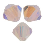 Perles toupies Preciosa - Rondelle Bead 4 mm - Light Rose AB 2X x30