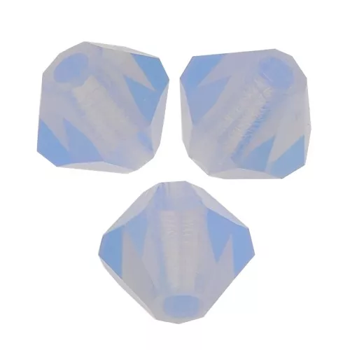 Perles toupies Preciosa - Rondelle Bead 4 mm - Light Sapphire Opal x30