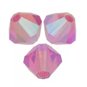 Perles toupies Preciosa - Rondelle Bead 4 mm - Rose AB 2X x30