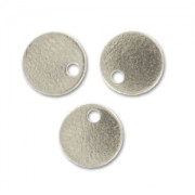 Sequins lisses  6 mm rhodié x10|raw }}