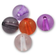 Assortiment de rondes 10 mm Transparent x25|raw }}