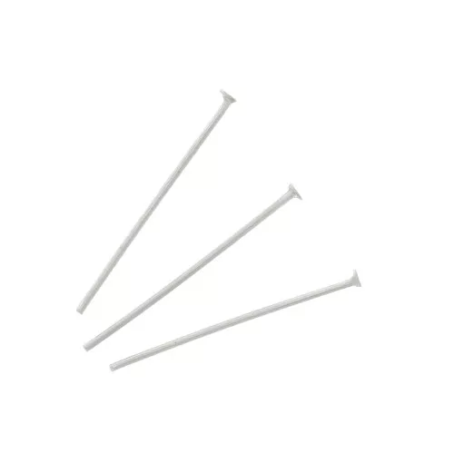Clous tête plate 30x0.6 mm - Acier inoxydable 304L x10