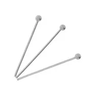 Clous tête boule 20x0.6 mm - Acier inoxydable 304 x10