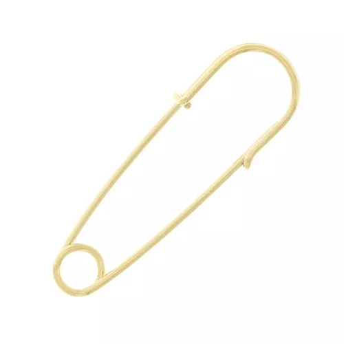 Épingle à Nourrice - Cabochon Bleu - LNK