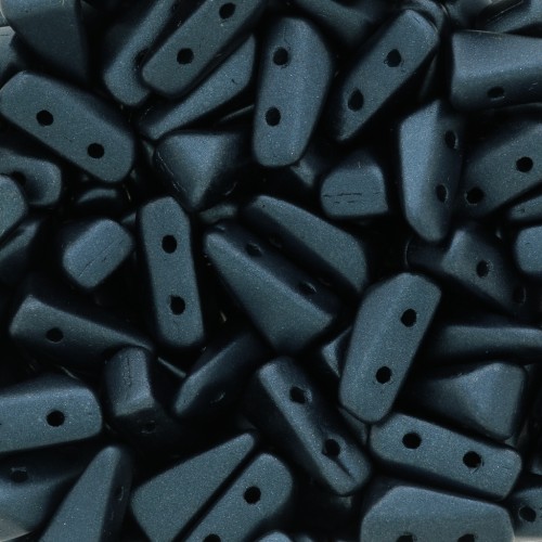 Perles en verre Vexolo 5x8 mm - Pastel Pétrol x30