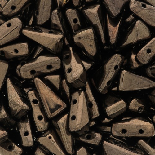 Perles en verre Vexolo 5x8 mm - Gold Bronze x30