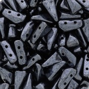 Perles en verre Vexolo 5x8 mm - Jet Hematite x30|raw }}