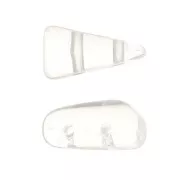 Perles en verre Vexolo 5x8 mm - Crystal x30