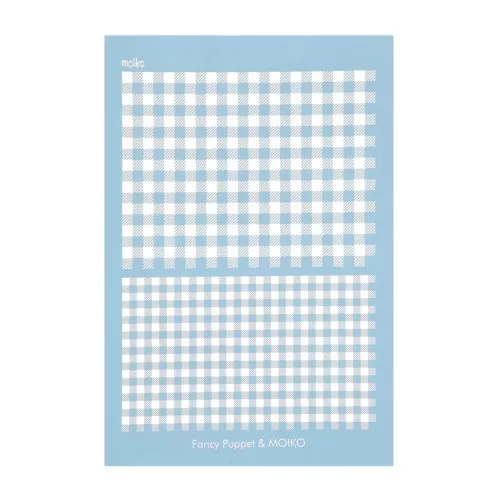 Silk Screen Moiko pour Pâte polymère 74x105 mm Carreaux Vichy design Fancy Puppet